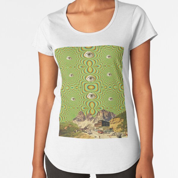Psych Green Premium Scoop T-Shirt