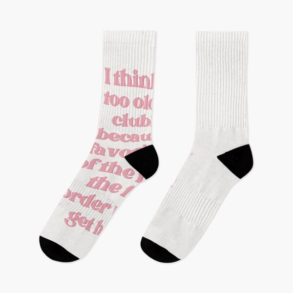 Item preview, Too Old to Go Clubbing Print designed and sold by Femme Pastel Collective.