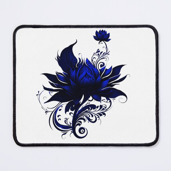 Item preview, Lotus Swirl- Rich Blue designed and sold by A-Artistries.
