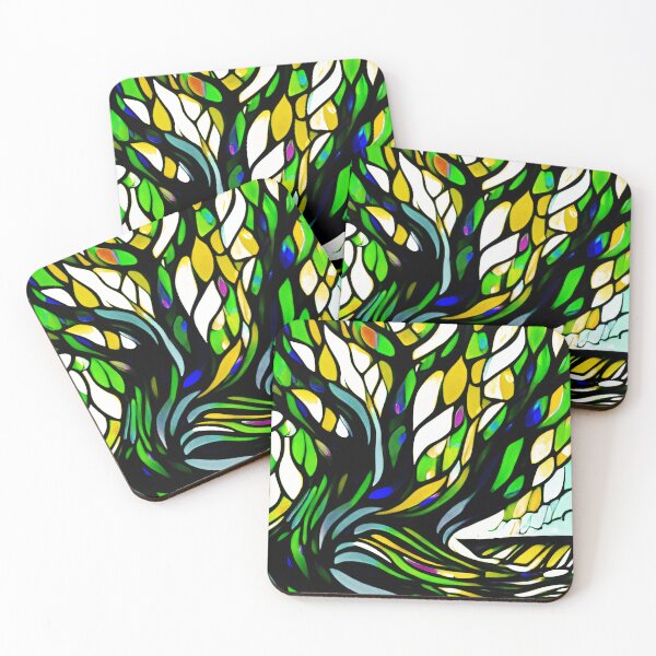 Item preview, Seaweed Glass Painting designed and sold by JoanNinjaHen.