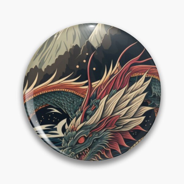 Aperçu de l'œuvre Dragon japonais Ukiyoe Design | Style asiatique créée et vendue par iMasterHox.