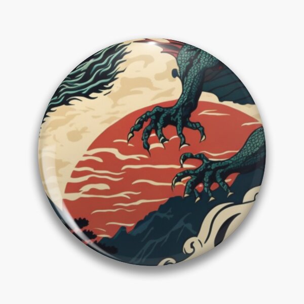 Item preview, Dragon Japanese Ukiyoe Design | Asian style designed and sold by iMasterHox.