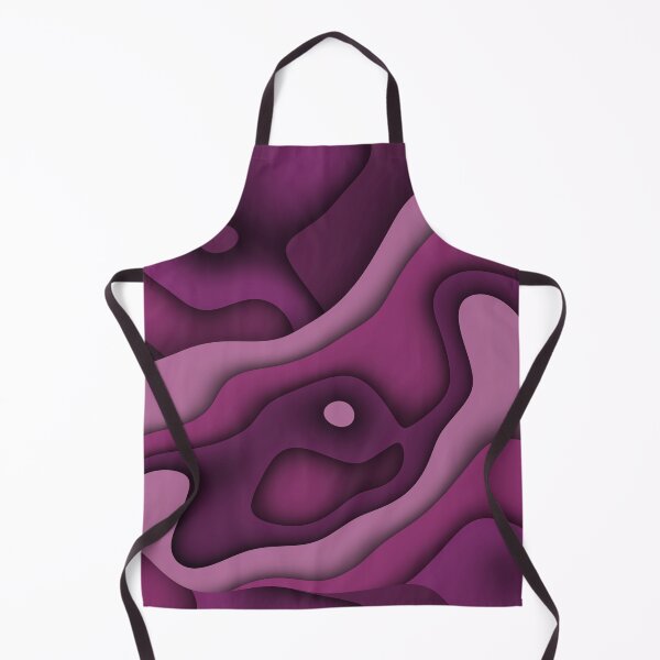 Item preview, Abstract Geometric square. Wave pattern and Curved Freeline for Paper Cut design on Purple - pink Monotone designed and sold by Gugurat.