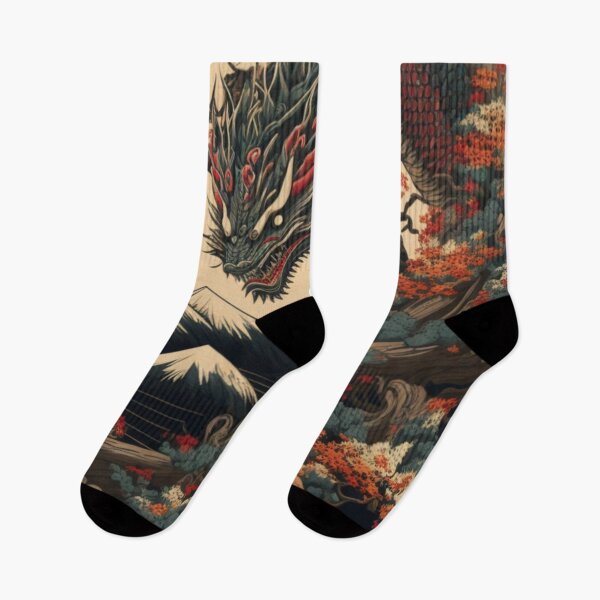 Item preview, Dragon Japanese Ukiyoe Design | Asian style designed and sold by iMasterHox.