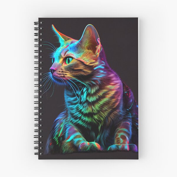 Item preview, Neon Javanese Cat designed and sold by PipikaArt.