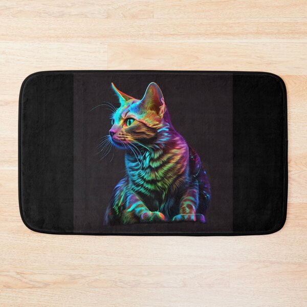 Item preview, Neon Javanese Cat designed and sold by PipikaArt.