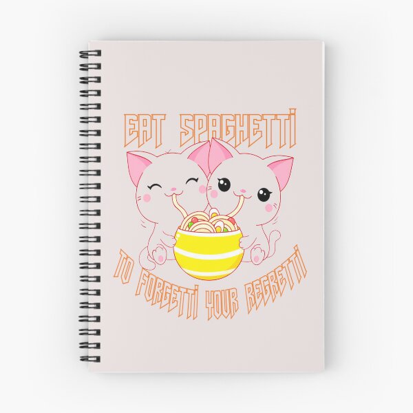Item preview, FUNNY cat eating spaghetti Funny Eat Spaghetti To Forgetti Your Regretti GIFT COSTUME cat eating spaghetti designed and sold by KiraSpace.