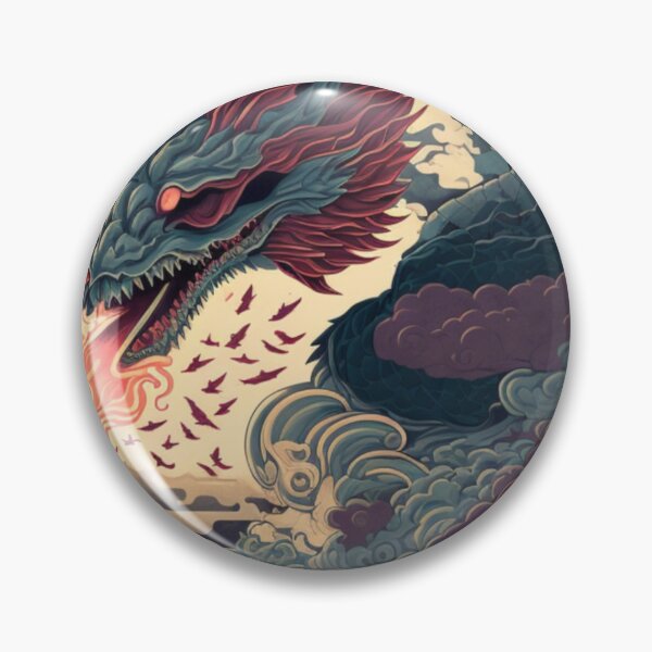 Item preview, Dragon Japanese Ukiyoe Design | Asian style designed and sold by iMasterHox.