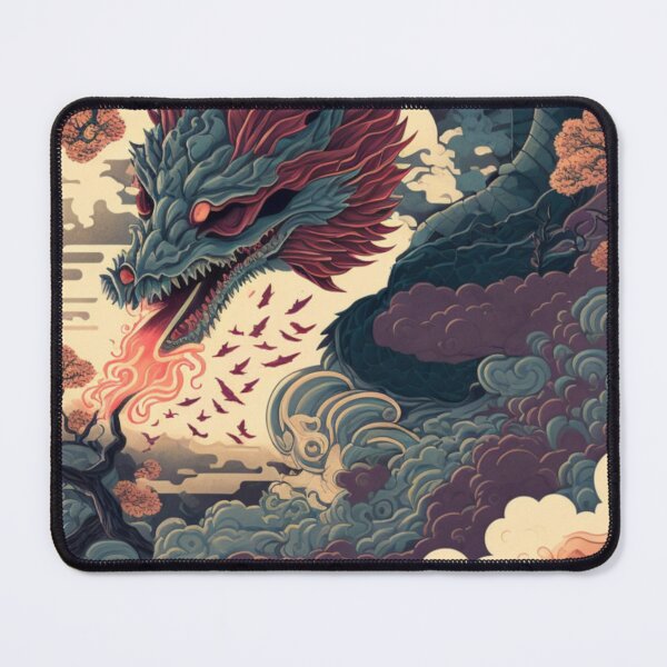 Item preview, Dragon Japanese Ukiyoe Design | Asian style designed and sold by iMasterHox.