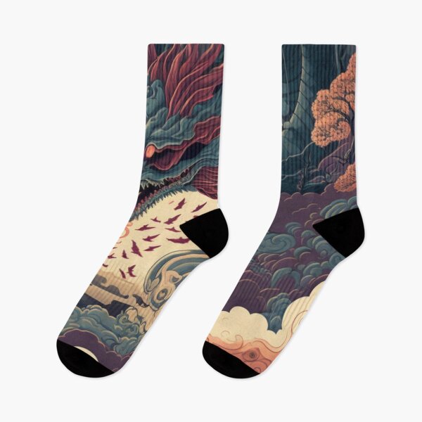 Item preview, Dragon Japanese Ukiyoe Design | Asian style designed and sold by iMasterHox.