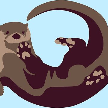 Vorschaubild zum Design Otter | Flussotter | Seeotter | Schwimmender süßer Otter von AlyCastelluccio