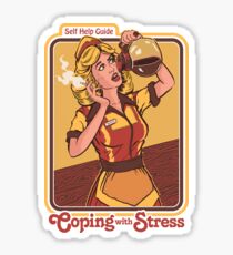 Mit Stress umgehen Sticker