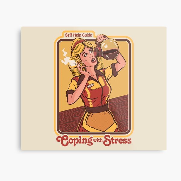 Coping With Stress Metal Print