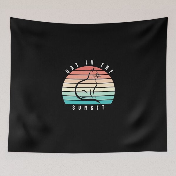 Item preview, Cat in the Sunset Design designed and sold by derendesign.