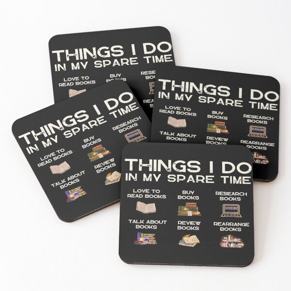 Item preview, Things I Do in My Spare Time, Funny Book Lovers Gift designed and sold by StarStudio360.