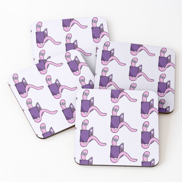 Item preview, Wise Worm Reads a Book designed and sold by Hannah Scherwatzky.