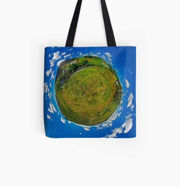 SlieveLeague from the Banks of the Glen River, near Carrick All Over Print Tote Bag