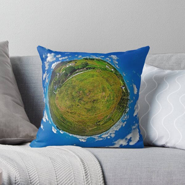 SlieveLeague from the Banks of the Glen River, near Carrick Throw Pillow