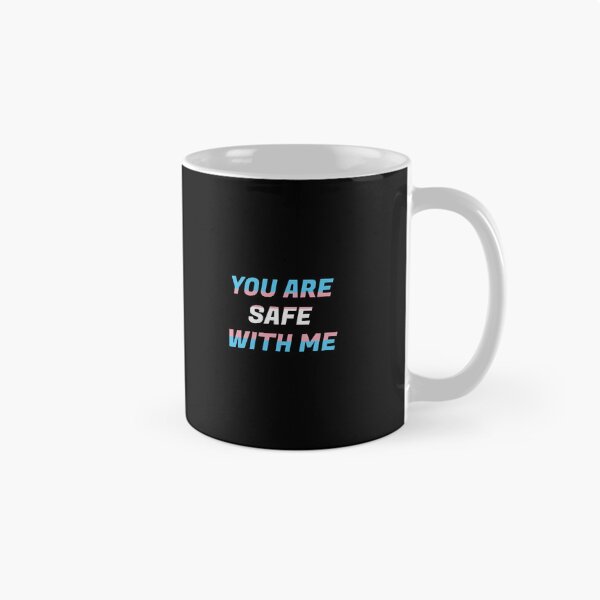Item preview, You Are Safe With Me - Transgender Flag designed and sold by Inspirationmotivation.