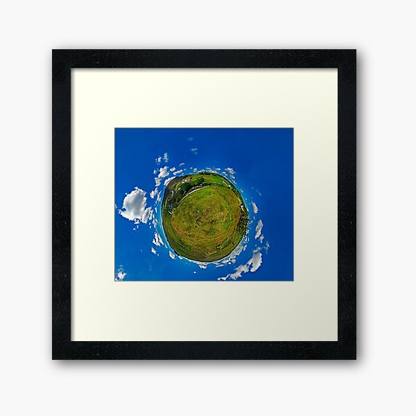 SlieveLeague from the Banks of the Glen River, near Carrick Framed Art Print