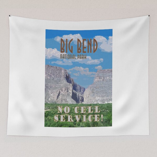 Item preview, Big Bend National Park Funny Travel Poster designed and sold by loggeron30.