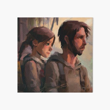 ORIGINAL ART Joel Miller the Last of Us Part II Watercolor 