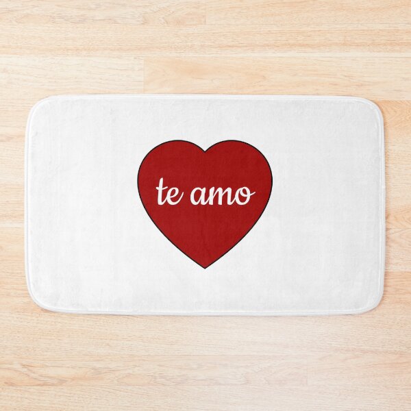Item preview, Te amo - I love you in Spanish -  Valentines Day Heart corazon   designed and sold by Inspirationmotivation.