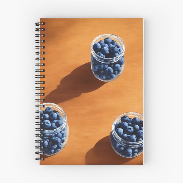 Item preview, Blueberries. Three Jars. designed and sold by FewBits.