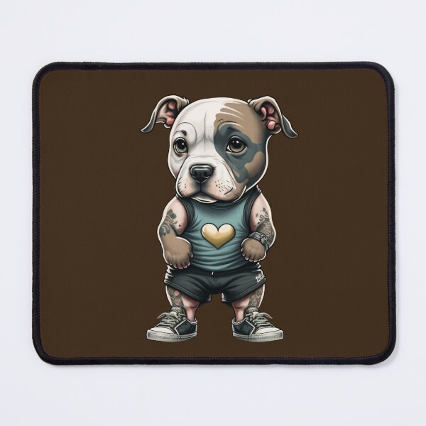 Item preview, heart pitbull designed and sold by FedoraDesign.