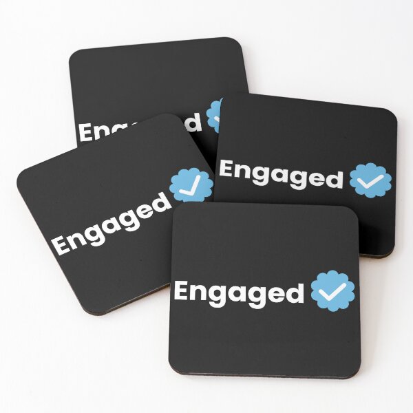 Item preview, Engaged (white) designed and sold by Allyoudois.