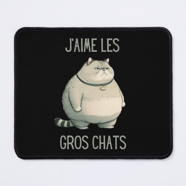Item preview, J'aime les gros chats | cats designed and sold by BinouDesign.