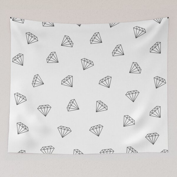 Item preview, Minimal Diamond Print Pattern designed and sold by wordsberry.