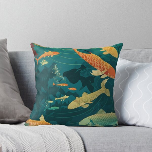 Item preview, Fishes Japanese Ukiyoe Design | Asian style designed and sold by iMasterHox.