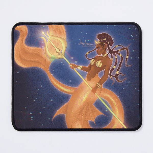 Item preview, Golden Queen Mermaid designed and sold by anaasketches.