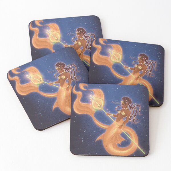 Item preview, Golden Queen Mermaid  designed and sold by anaasketches.