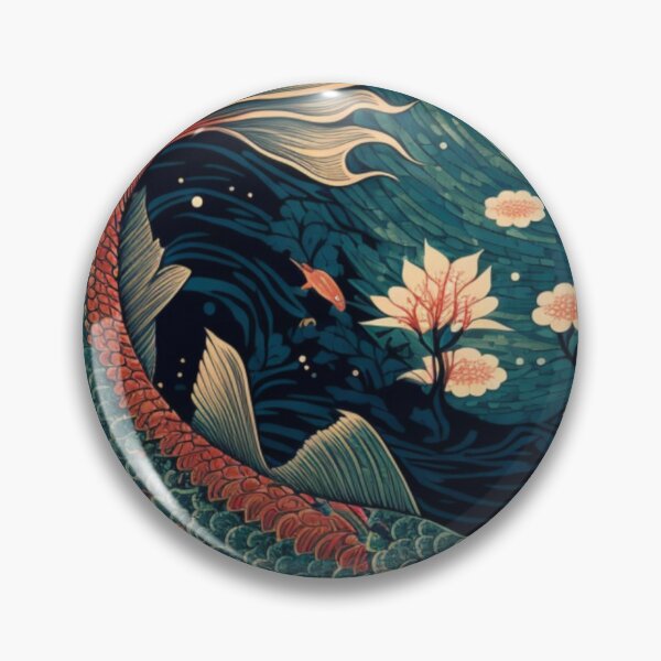 Artikelvorschau, Koi Japanese Ukiyoe Design | Asiatischer Stil entworfen und verkauft von iMasterHox.