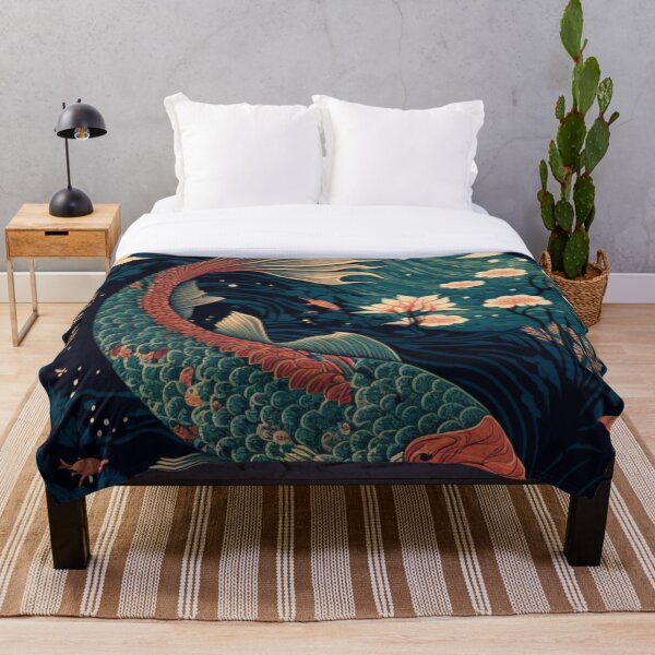 Item preview, Koi Japanese Ukiyoe Design | Asian style designed and sold by iMasterHox.