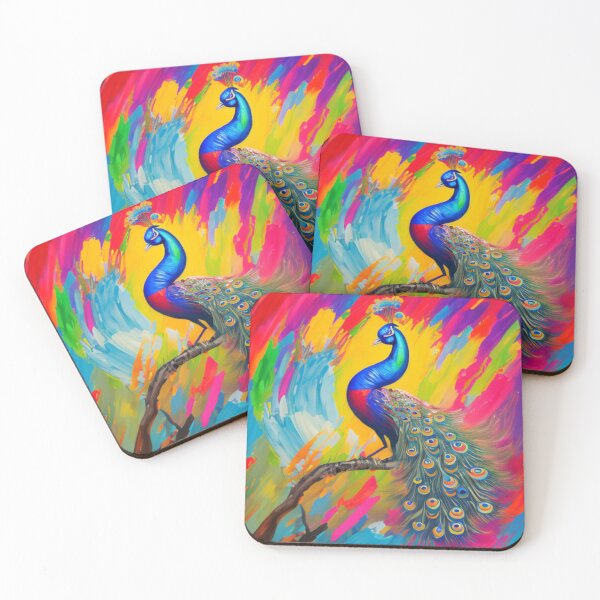 Item preview, Dancing in the Forest - Bright and Beautiful Peacock designed and sold by WBP Mart.