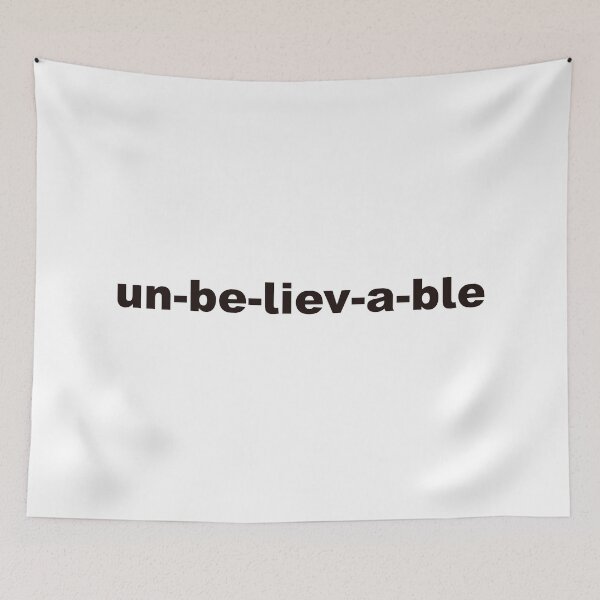 Item preview, Unbelievable - If you are lost for words designed and sold by itbs.