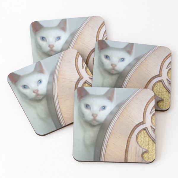 Item preview, Cat Hiding Behind Vintage Radio designed and sold by Nalinne Jones.