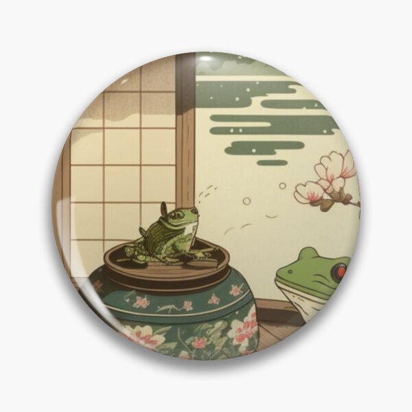 Aperçu de l'œuvre Cérémonie du thé grenouille Design Ukiyoe japonais | Style asiatique créée et vendue par iMasterHox.