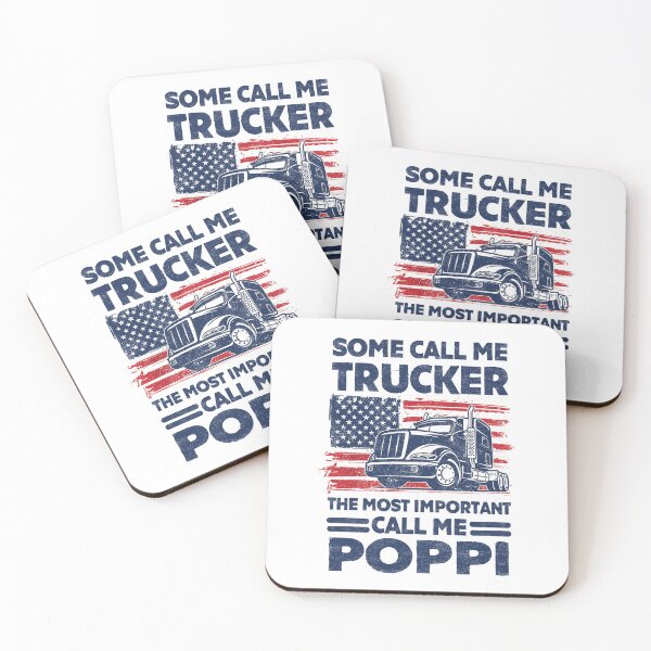 Item preview, some call me trucker the most important call me poppi  designed and sold by Majesticoo.