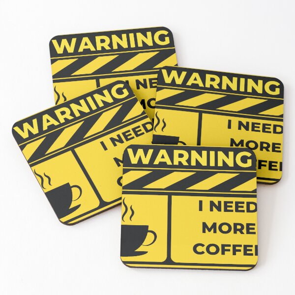Item preview, funny coffee quote i need more coffee cool coffee lover designed and sold by Fivestars  ⭐⭐⭐⭐⭐.
