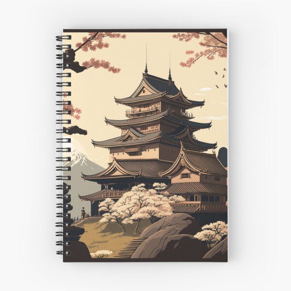 Item preview, Temple Japanese Ukiyoe Design | Asian style designed and sold by iMasterHox.