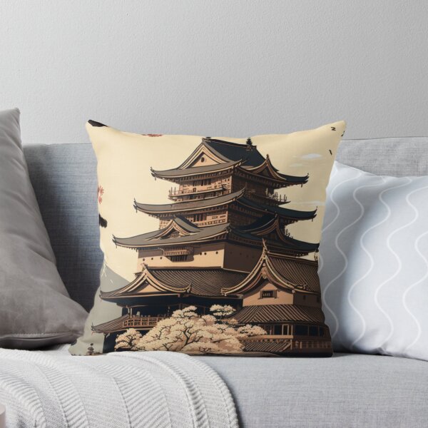Item preview, Templo Japonés Ukiyoe Diseño | estilo asiático designed and sold by iMasterHox.
