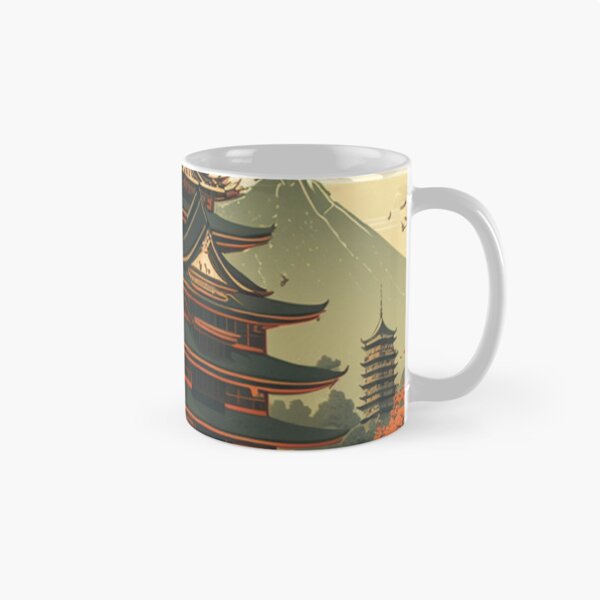 Item preview, Temple Japanese Ukiyoe Design | Asian style designed and sold by iMasterHox.
