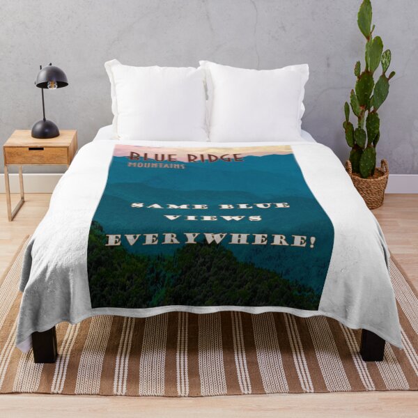 Item preview, Blue Ridge Mountains Funny Travel Poster designed and sold by loggeron30.