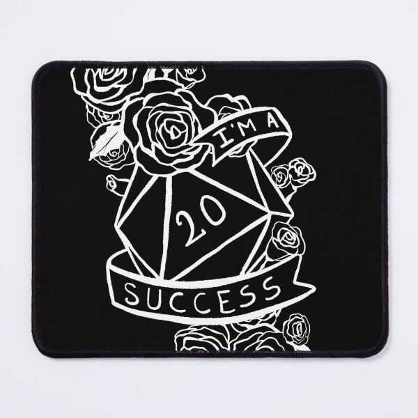 Item preview, I'm a success critical hit black version tattoo design designed and sold by cu-b3.