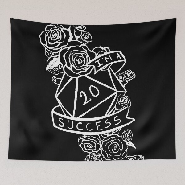 Item preview, I'm a success critical hit black version tattoo design designed and sold by cu-b3.