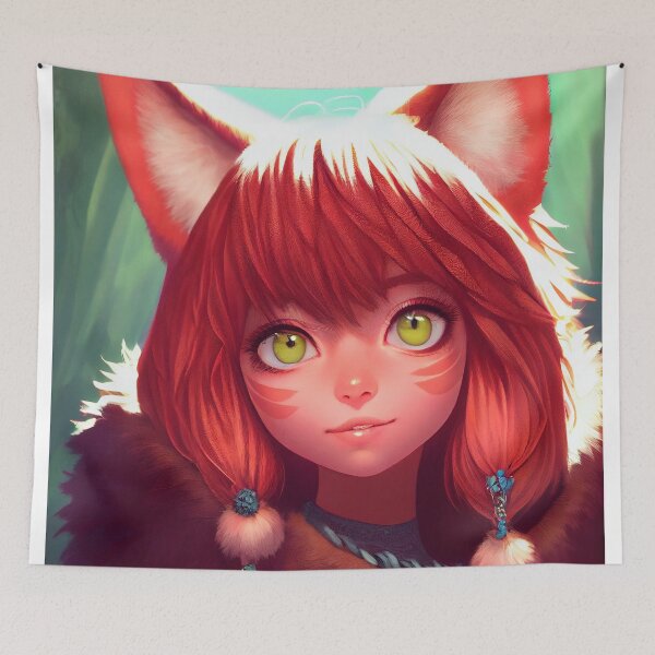 Item preview, kawaii furry girl anime designed and sold by kamionari.